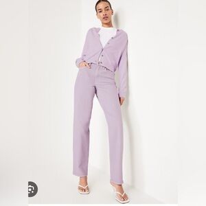 Old Navy High Waisted OG Loose Jeans Cotton Denim Wood Violet 28.5 in Sz 2 Purpl